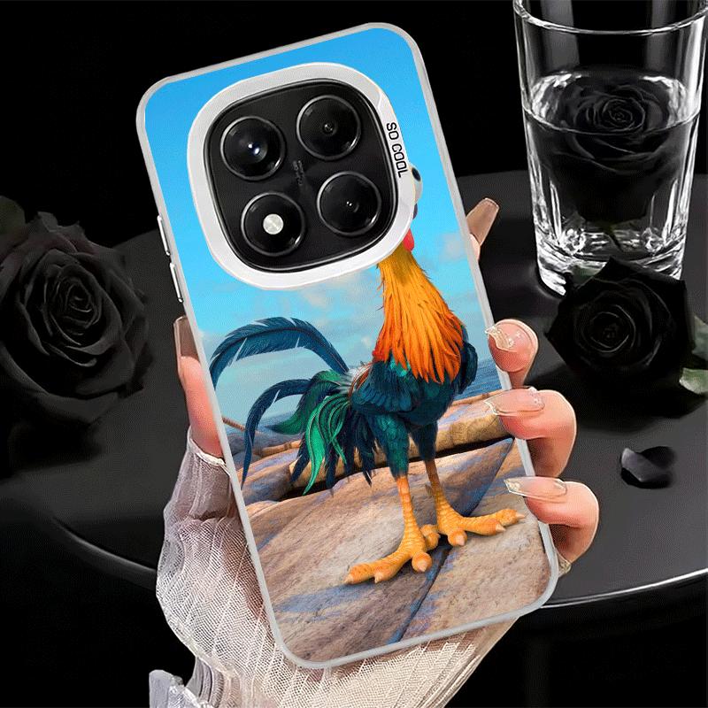 Chicken Hen Rooster Soft Phone Case for Xiaomi Redmi Note 13 14 15 Pro Plus 12S 12 11S 11 11T 10S 10 Shockproof Cover Back Shell