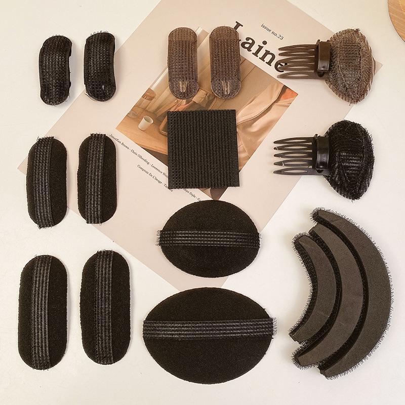 Natürlicher Flauschiger Haarclip Lockenwickler Pad Schwamm Schlafen Über Nacht Wiederverwendbar Haarwurzel Flauschiger Clip Frauen Mädchen Stylingwerkzeuge