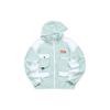 Color Block Letter Print Hooded Work Jacket Women Jackets Filter-Gray T11W227704F-GY