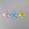 Cartoon Heart Bear Animal Candy Keychain Key Ring For Friend Lovers Cute Creative Bag Car Earphone Box Key Accessories