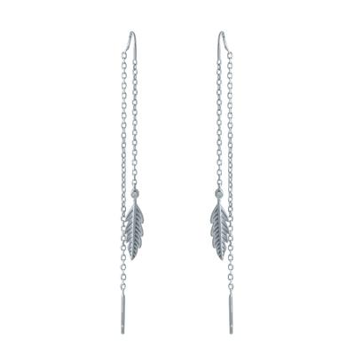 Silver Earrings with Cubic Zirkonia (2022954)
