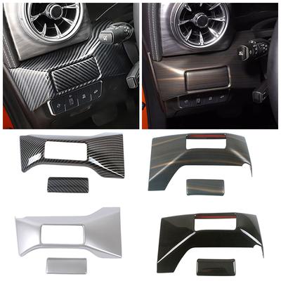 For GWM Tank 300 2024 2024 LHD Driver Side Dashboard Water Cup Holder Frame Cover Trim Interior Accessories Carbon Black Decor