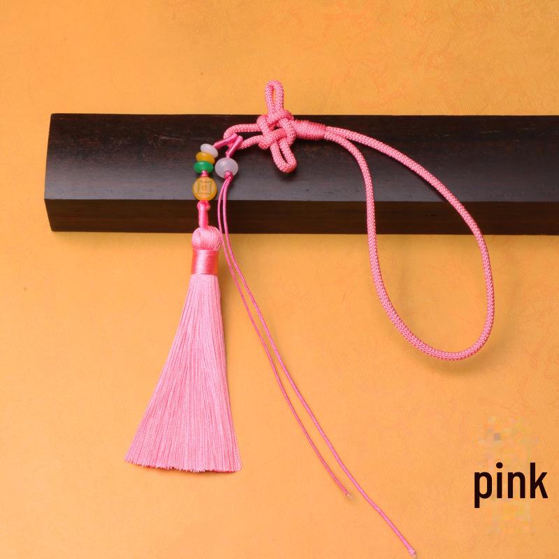 DIY Chinese Knot Tassel Lanyard for Car & Home Decoration