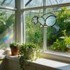 Vomiting Cat Sun Catcher for Windows Funny Vomiting Cat Sun Catcher Handmade Indoor Outdoor Hanging Decoration Gift for Cat Lovers