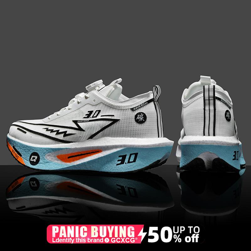 Running Shoes Carbon Board Speciality Marathon Men Sports Breathable Lightweight Women's Comfortable Athletic Nonskid Sneakers