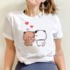 Bubu Dudu Cartoon T-Shirt Damen Kawaii 90er Y2k Kleidung Anime Tops 2000er Vintage T-Shirt Unisex T-Shirt Damen