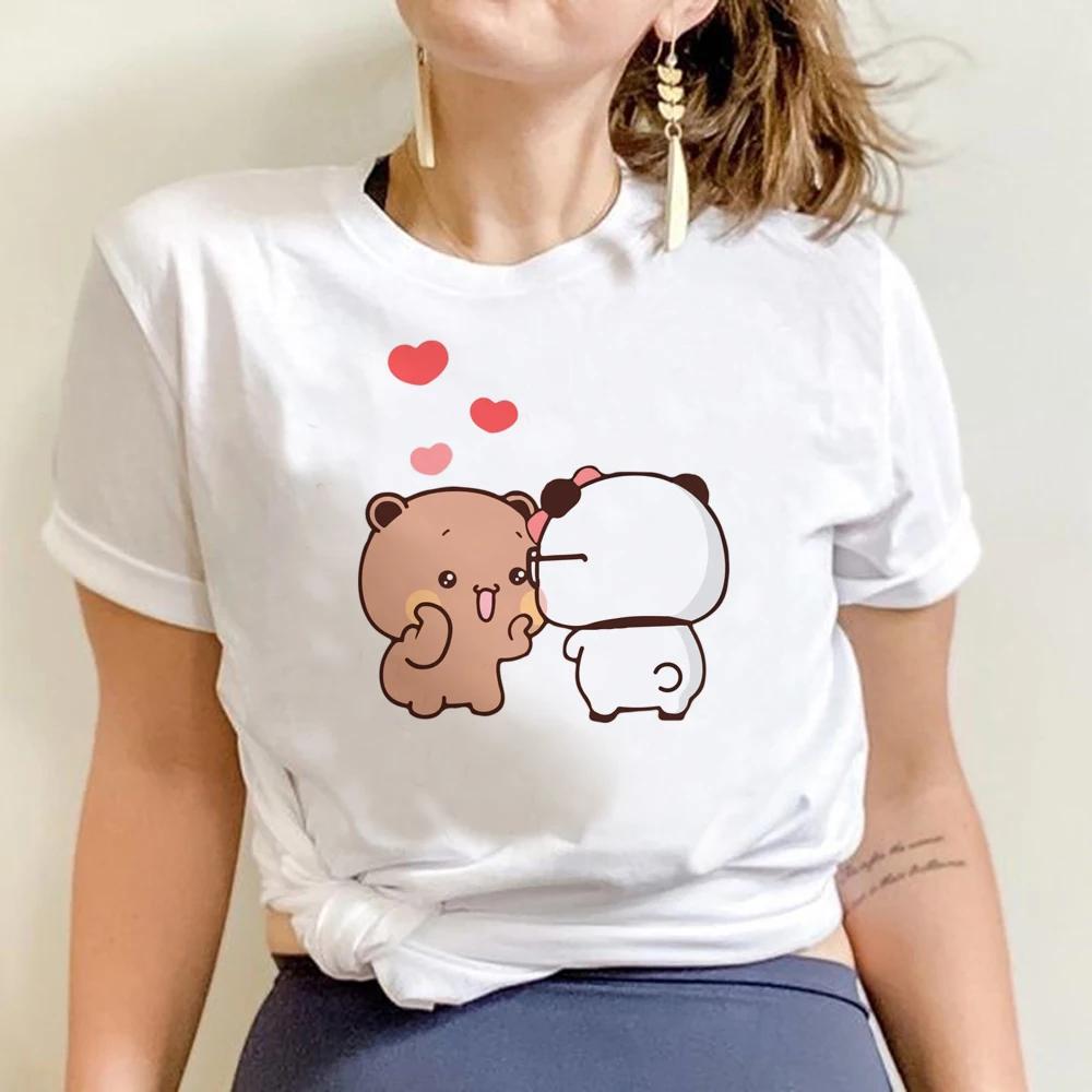 Bubu Dudu Cartoon T-Shirt Damen Kawaii 90er Y2k Kleidung Anime Tops 2000er Vintage T-Shirt Unisex T-Shirt Damen