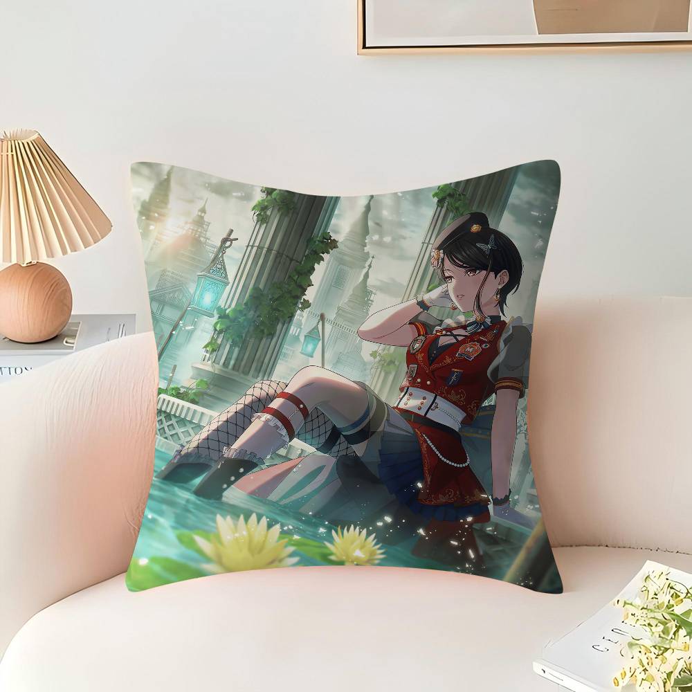 Rui Yashio Office Cushion Pillowcase Car Cushion Cover45X45CM Lumbar Pillowcase Sofa Pillowcover