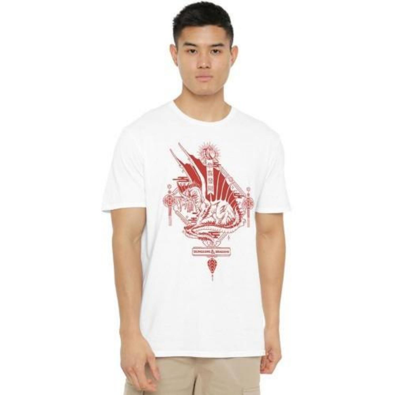 Dungeons & Dragons Men s Year Of The Dragon Lantern T-Shirt XXXXL