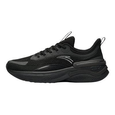 C37 Serie Wave Runner Dämpfung Weiche Sohle Atmungsaktiv Low Top Laufschuhe Herren Sneaker Schwarz 112225539R-5