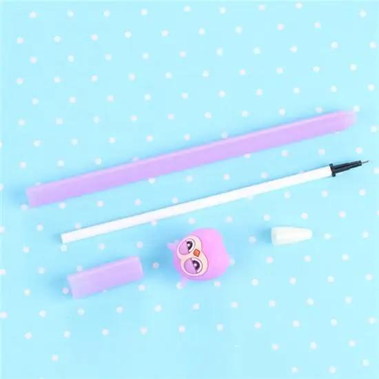 

1 Pcs Lovely Kawaii Korea Stationery Pet Owl Neutral Pen Office Supplies Novelty Pen Student Pens Random Color