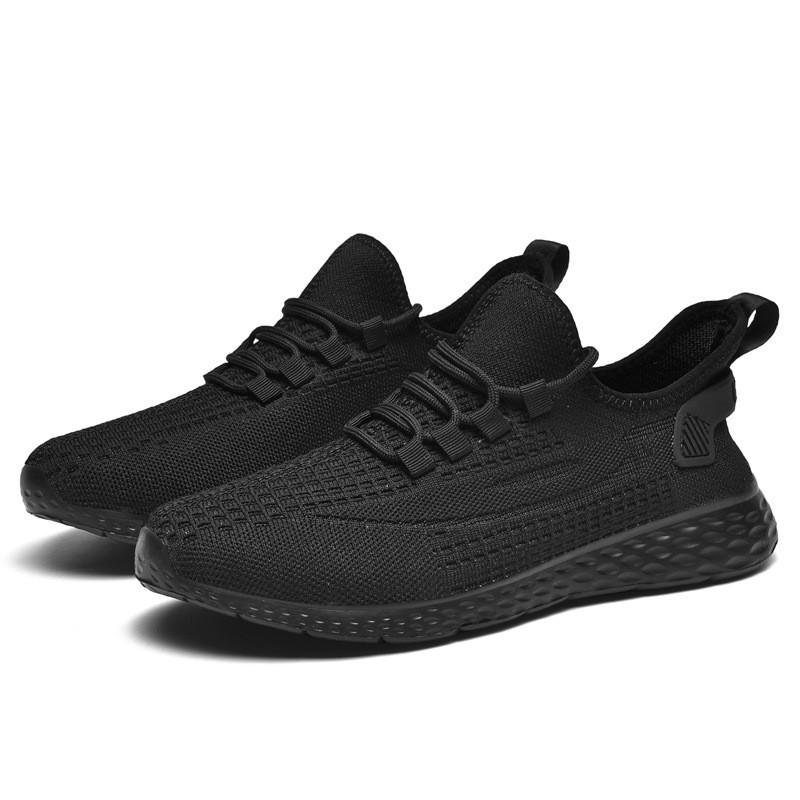 Summer flying knitting sports and leisure shoes outdoor travel running shoes large size shoes