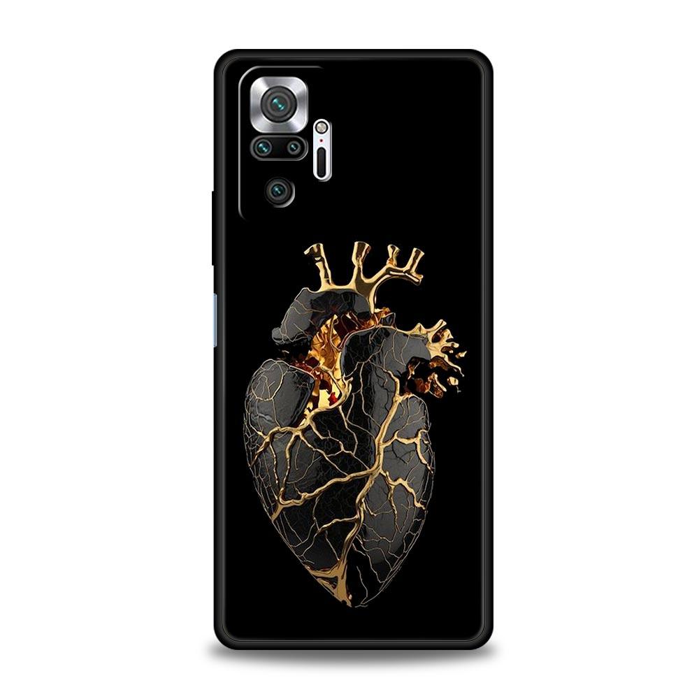 Creative Heart Medical Phone Case For Xiaomi Redmi Note 14 13 12 5G 11 10 Pro Plus 4G 9S 9 14C 13C 12C 10C 9C 9A Soft TPU Cover