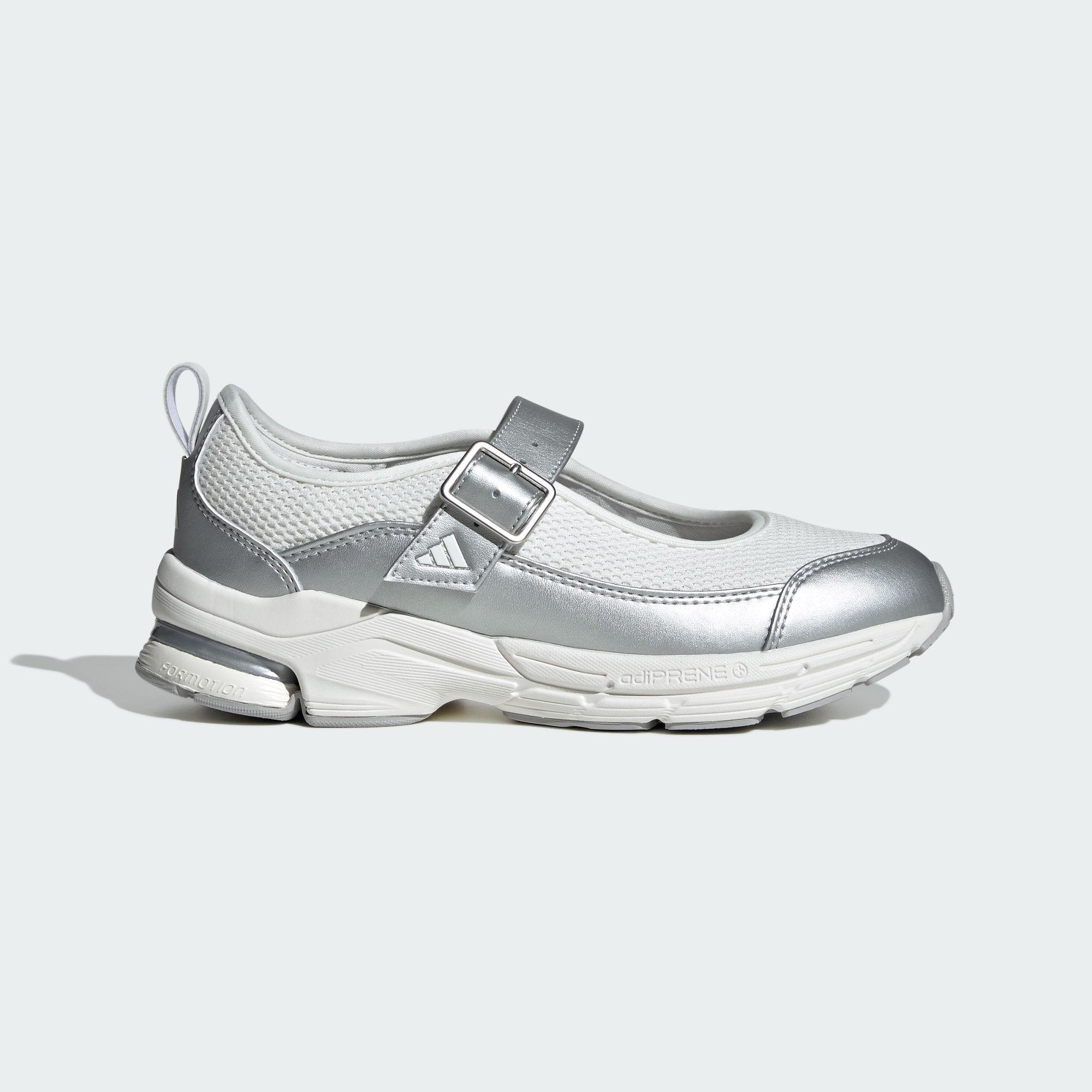 Adidas FOS FORMOTION Fabric Platform Mary Jane Shoes Women s Silver Gr 37