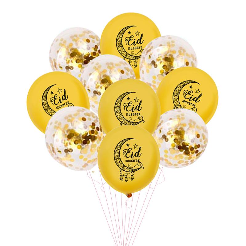 Islam Al Adha Eid Mubarak Banner Bunting Balloons 2024  Kareem Ramadan Decoration For Home Islam Muslim Event Party Supplies