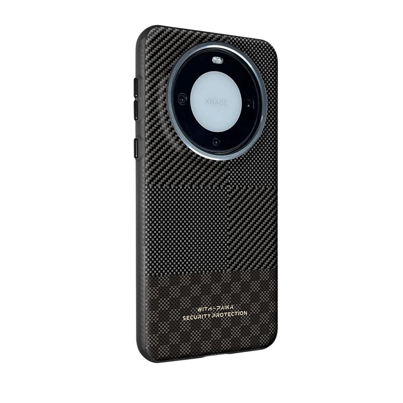 Carbon Fiber Style Case For Huawei Mate 70 Pro and Mate 70 Shockproof Strong Magnetic Magsafe Matte Anti-Fingerprint Case Cover