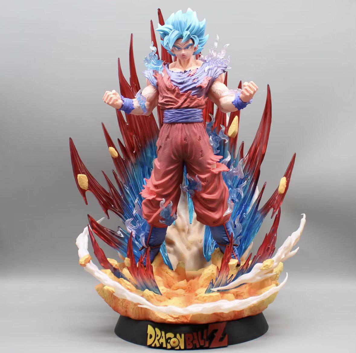 Dragon Ball Super Saiyan Blue Goku Figure Ornament Height: 43 CM