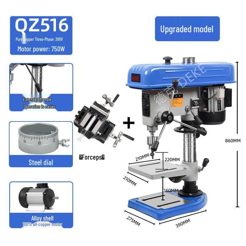 Deke Z516BC 16mm High Power 750W Bench Drill Press & Mill Machine