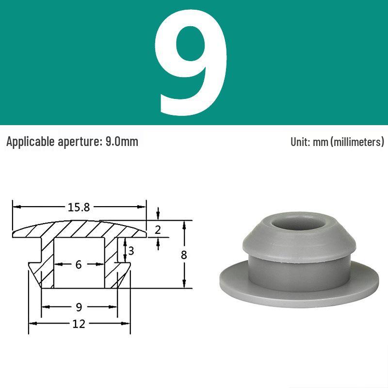 High-Temp Resistant Silicone Rubber Stopper with Card Slot Sealing Cap