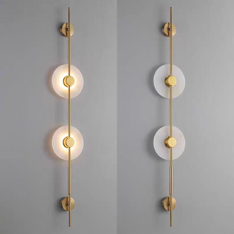 European-Style Minimalist Wall Lamp: Modern Art Design for Office, Hotel, or Bedroom