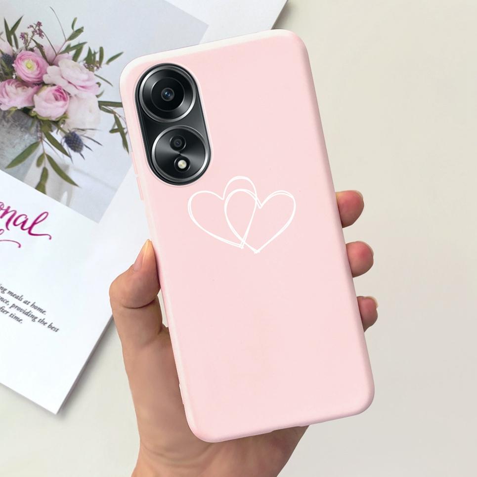 For Oppo A58 4G Back Cover Beauty Flower Girl Fashion Jelly Phone Case For Oppo A58 4G CPH2577 OppoA58 A 58 Coque Etui Soft TPU