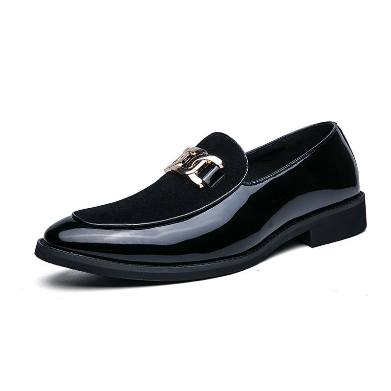 Men s Slip-On Suede Pointed Toe Loafers - Trendy Casual Shoes 43