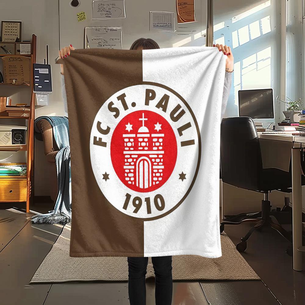 St. Pauli  FlAannel Blanket, High quality Comfortable for All Seasons, Home Decor, Warmth and Comfort 80cm x 120cm