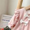 Infant Long Sleeve Double Layer Romper - Fashionable Princess Harem Suit for Newborn Girls