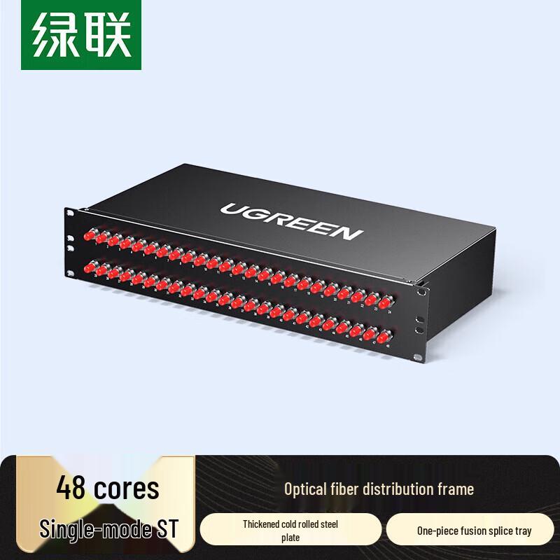 UGREEN 48-Port Single-Mode Fiber Optic Patch Panel