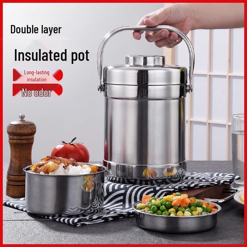 Mehrschichtige isolierte Lunchbox aus Edelstahl