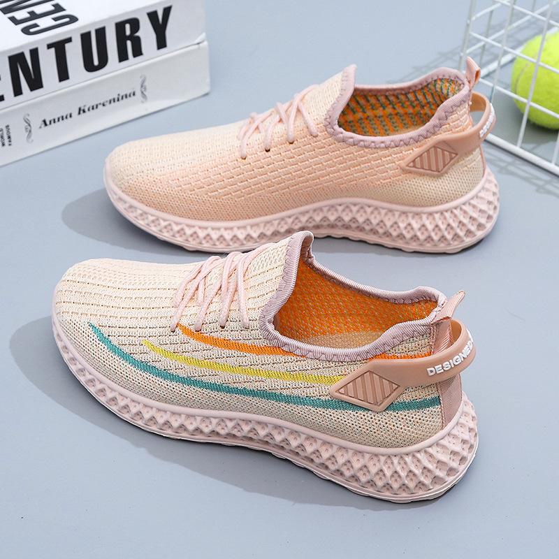 Korean Casual Spring/Summer Breathable Cloth Shoes - Fashionable Women's Sports and Single Shoes, Ideal for Cross-Border Orders.