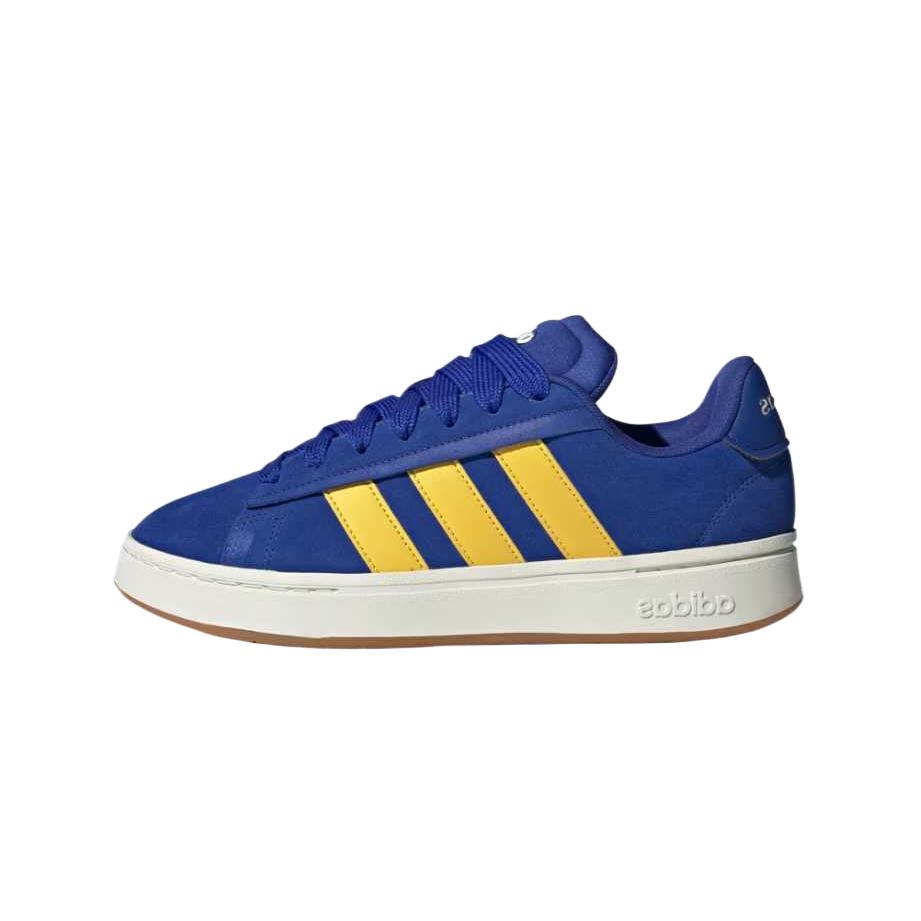 Adidas Grand Court Alpha Lucid Blue Utility Yellow Men Sneakers Semi-Lucid-Blue Off-White JI1714