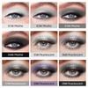 QIBEST Eyeshadow Liquid Matte Pearl Fine Flash Dark Black System of Europe and The United States Punk Smoky Makeup Eyeshadow Liquid