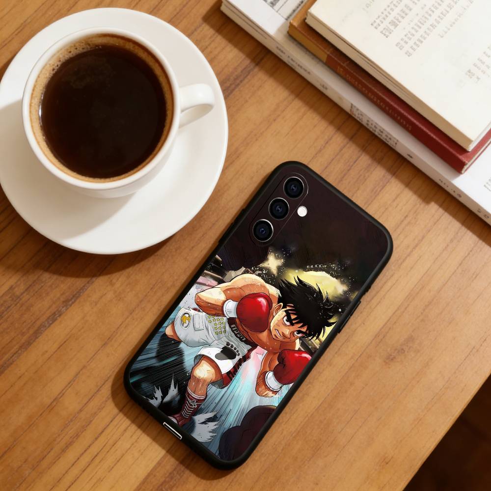 Anime H-Hajime no Ippo M-Makunouchi Ippo Phone Case For Samsung Galaxy A73,A72,A71,A70,A53,A52,A51,Others Soft Black Cover