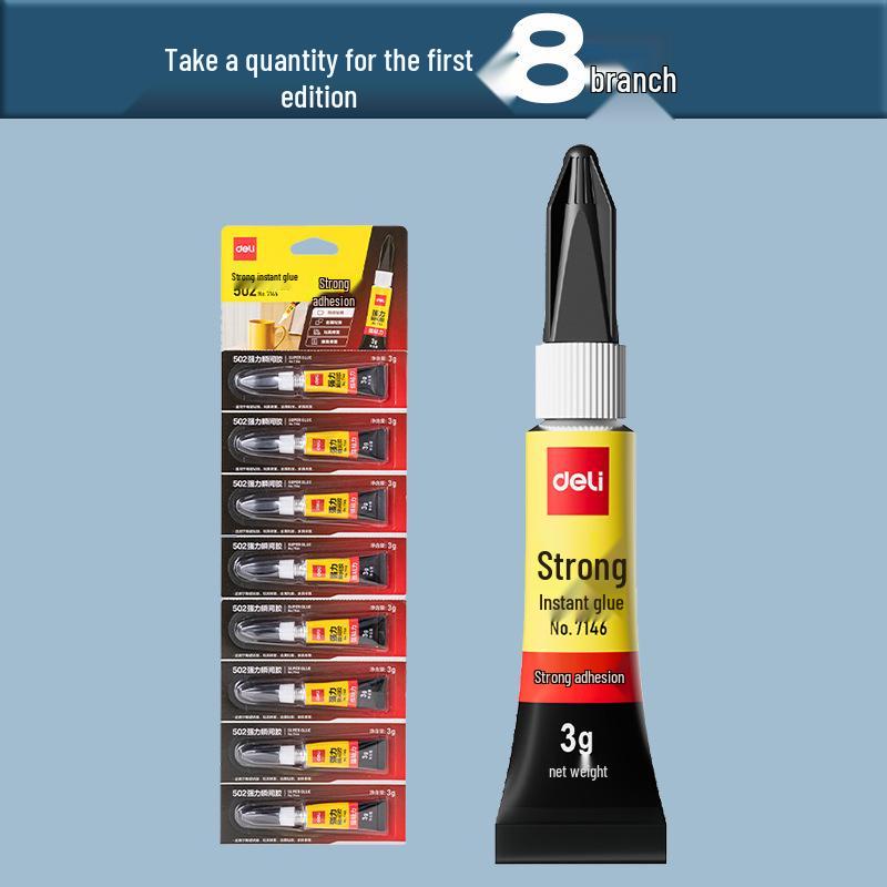 Deli 7146 Strong 502 Fast-Drying Instant Glue - Multifunctional Adhesive (7144/7145/7147)