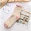 Socks Women's coral fleece socks Winter towel thickened sleeping socks Snow floor socks Medium tube socks Half fleece socks