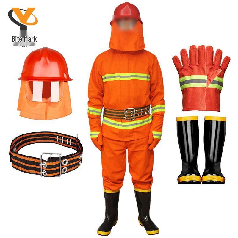 97-Style Firefighter 6-Piece Protective Suit Set