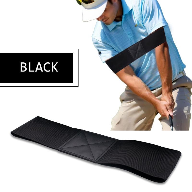 

1Pc Elastic Golf Swing Trainer Arm Band Golf Swing Gesture Corrector Training Aid Golf Practicing Guid For Men Women Beginners