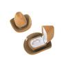 New 1Pcs Creative Design Cowboy Hat Shape Rings Box Pretty Velvet Jewelry Display Storage Case Packaging Bride Wedding Rings Box