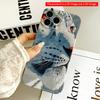 2DFlat Snow Leopard Face Art Phone Case All Inclusive Film Hard iPhone Case, Compatible with iPhone 18 Pro Max 17 16 15 14 13 12 11