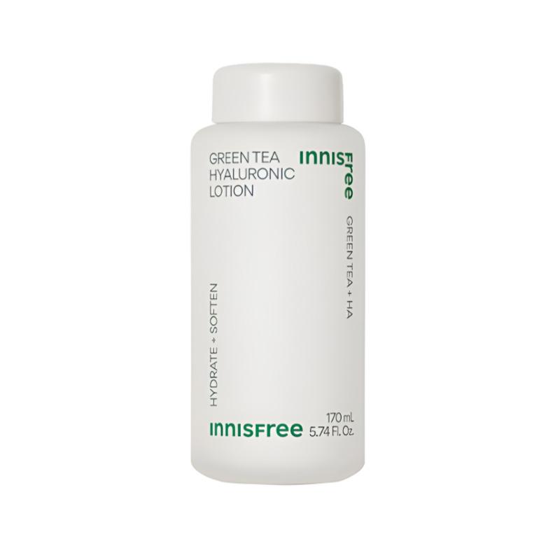 Innisfree Лосьон с гиалуроновой кислотой и зеленым чаем 170 мл - Легкий увлажняющий лосьон с зеленым чаем и гиалуроновой кислотой