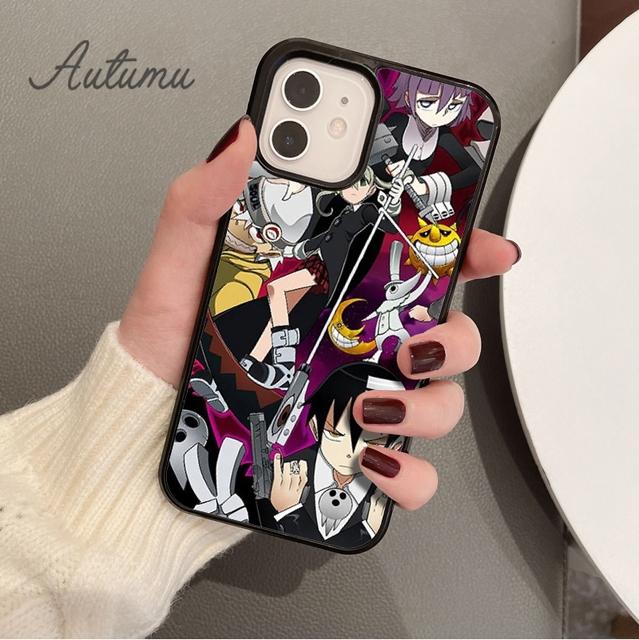 SOUL EATER Phone Case for iPhone 11 12 13 14 Pro Max Mini X XR XS SE 2020 5 6S 7 8 Plus Samsung Galaxy S21 S22 Cover Shell