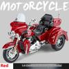 1/9 Scale Harley Davidson TRI GLIDE ULTRA Luxury Tricycle Alloy Diecast Model Motorcycle  Sound & Light  Holiday Gifts for Boyfriend