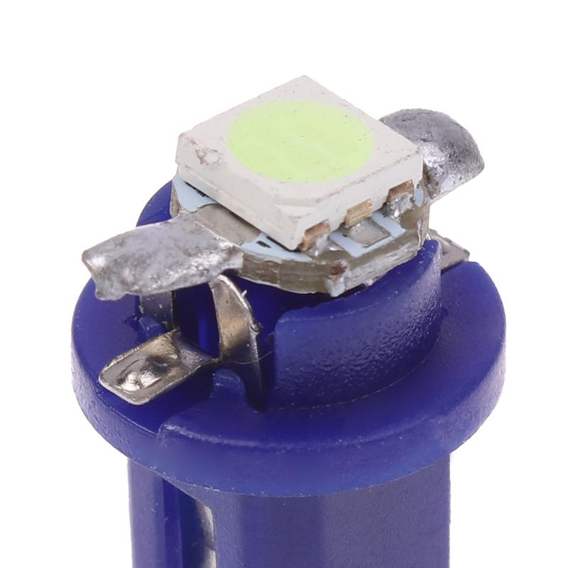 10Pcs T5 B8.5D Led 5050 Smd Led Bulb Car Interior Instrument Light Automobile Dashboard Side Switch Lamps Car Accessories