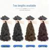 Women's Seamless Hair Extensions: 3-Piece Set for Thick, Long Curly or Straight Hairstyles