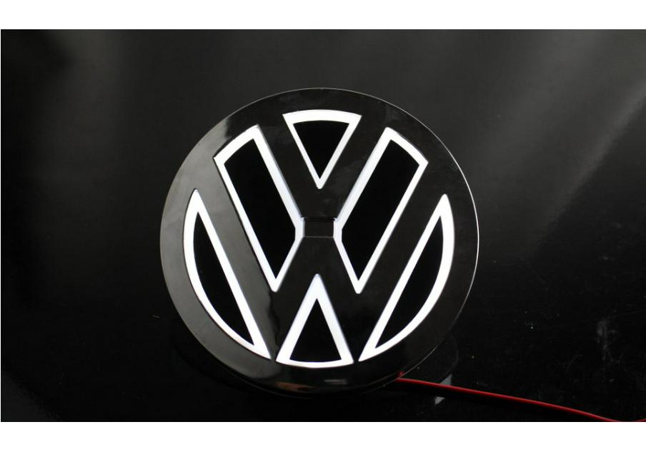 5D LED Illuminated Volkswagen Rear Trunk Emblem for Golf 6, Magotan, Tiguan, Bora