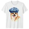 Corgi With Hat Dog Breed Unisexs TShirt Pet Animal Tee