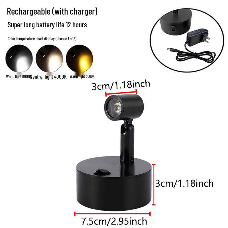 Wireless Jewelry Display Spotlight with Battery
