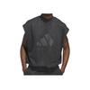 Adidas Chapter 01 Series Basketball Sleeveless Hoodie Unisex Tops Charcoal-Black IN7702