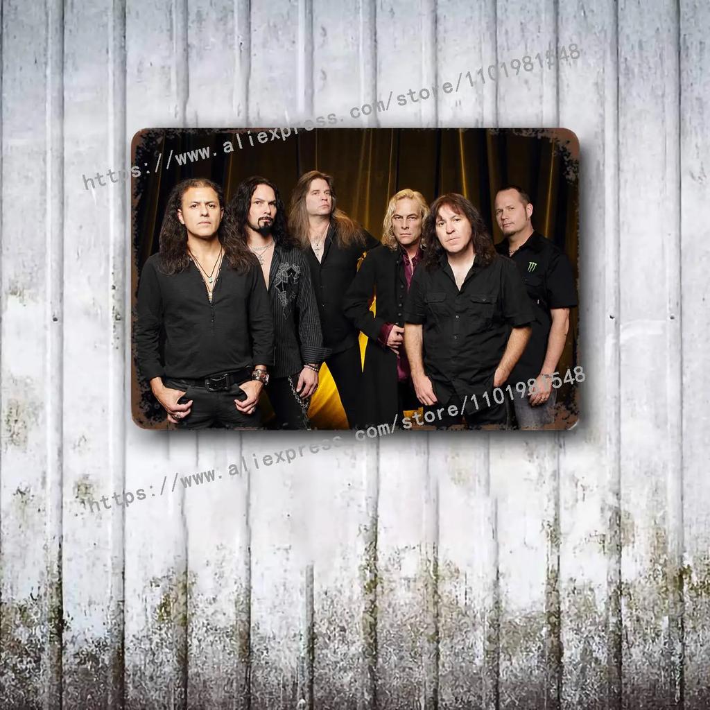 Dio Bands Metal Decor Poster Vintage Tin Sign Metal Sign Decorative Plaque for Pub Bar Man Cave Club Wall Decoration